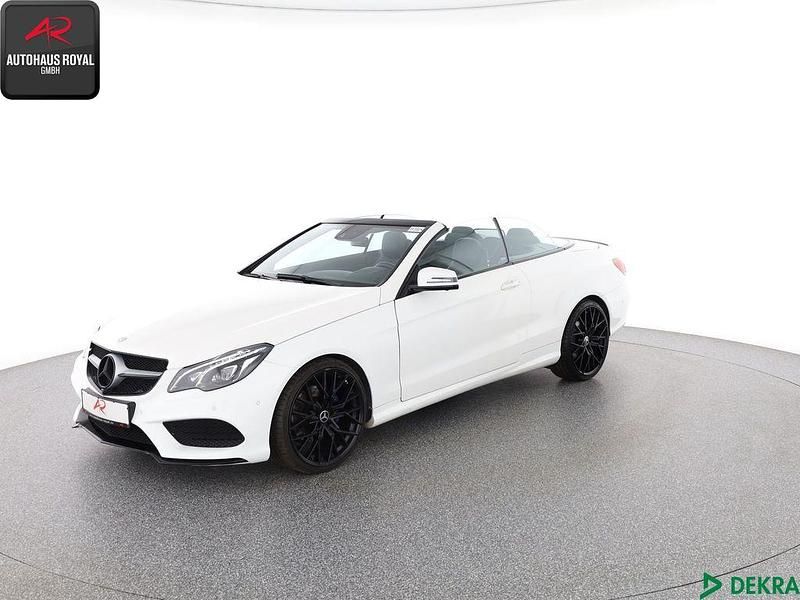 Polarweiss Gebraucht 2016 Mercedes E350 AMG Cabrio | 28.880 € (Fairer Preis) - Bild 1/4