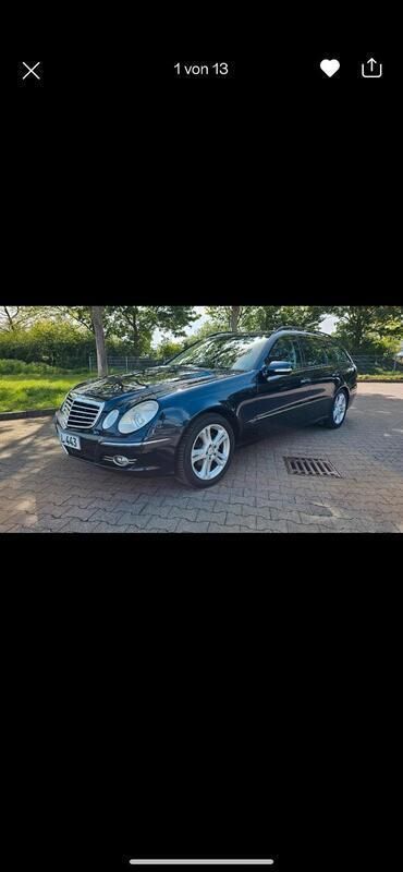 Blau Gebraucht 2008 Mercedes 220 Avantgarde Kombi | 6.900 € - Bild 1/4