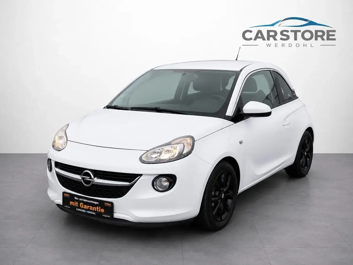 Gebraucht Opel Adam Glam 69 PS (50 kW) 2013 Weiß Kleinwagen