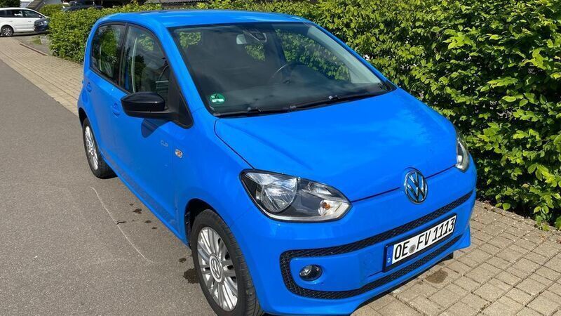 Blau Gebraucht 2014 VW up! Cup Kleinwagen | 3.333 € (Superpreis) - Bild 1/4