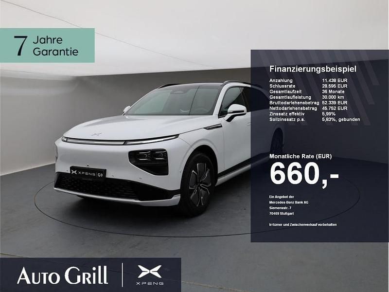 Weiss arctic white Gebraucht 2025 XPENG G9 RWD Standard Range SUV | 54.580 € (Fairer Preis) - Bild 1/4