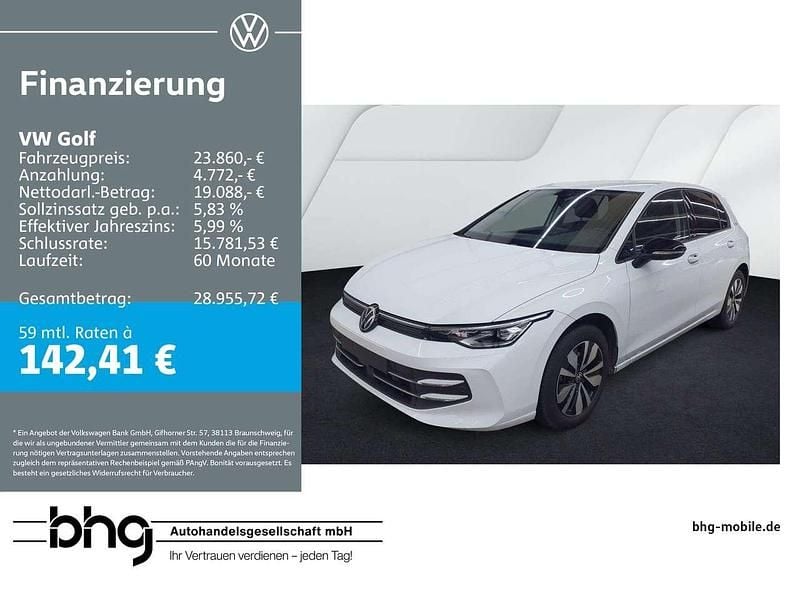 Gebraucht VW Golf VIII 116 PS (85 kW) 2025 Weiß Limousine