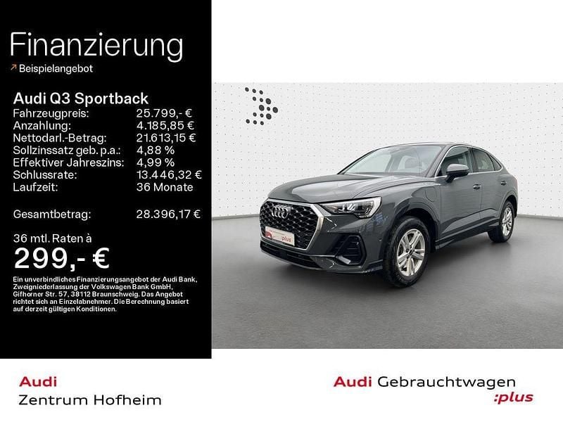 Metallic Gebraucht 2022 Audi Q3 Sportback Design SUV | 25.799 € (Superpreis) - Bild 1/4