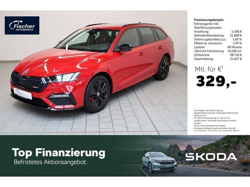 Rot Gebraucht 2021 Skoda Octavia First Edition Kombi | 27.380 € (Fairer Preis) - Bild 1/4