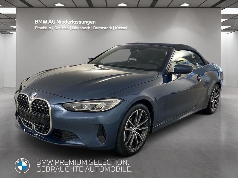 Blau Gebraucht 2022 BMW 420 Sport Line Cabrio | 37.780 € (Guter Preis) - Bild 1/4