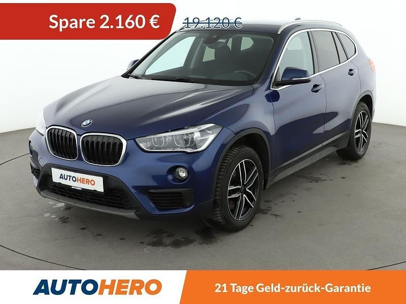 Blau Gebraucht 2017 BMW X1 Advantage SUV | 16.960 € (Fairer Preis) - Bild 1/3