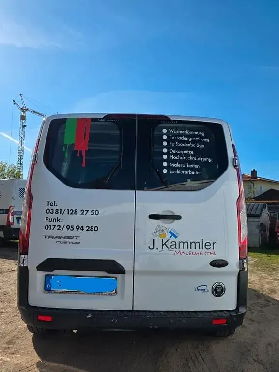 Usata Ford Transit Custom 125 CV (91 kW) 2013 Bianco Berlina