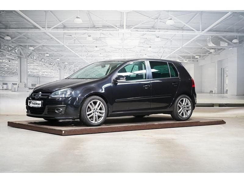 Schwarz Gebraucht 2008 VW Golf V Sportline Limousine | 5.900 € (Fairer Preis) - Bild 1/4