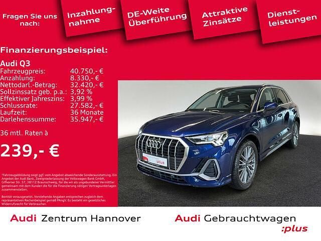 Gebraucht Audi Q3 S-Line 150 PS (110 kW) 2024 2d navarrablau metallic SUV