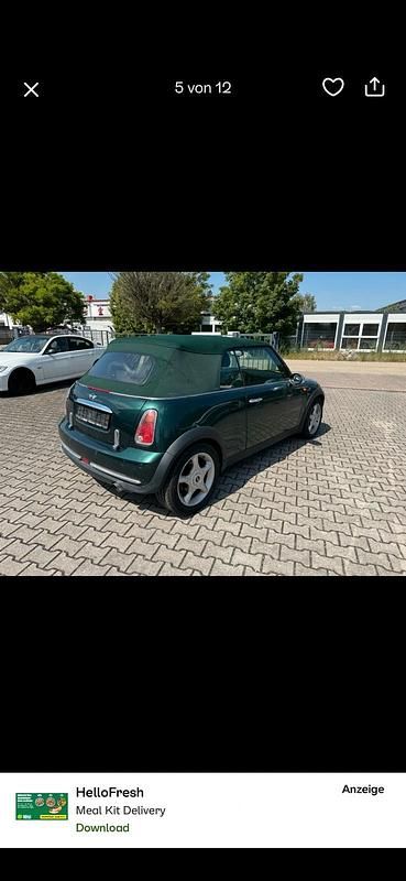 Gebraucht Mini Cooper Cabriolet 116 PS (85 kW) 2004 Grün Cabrio
