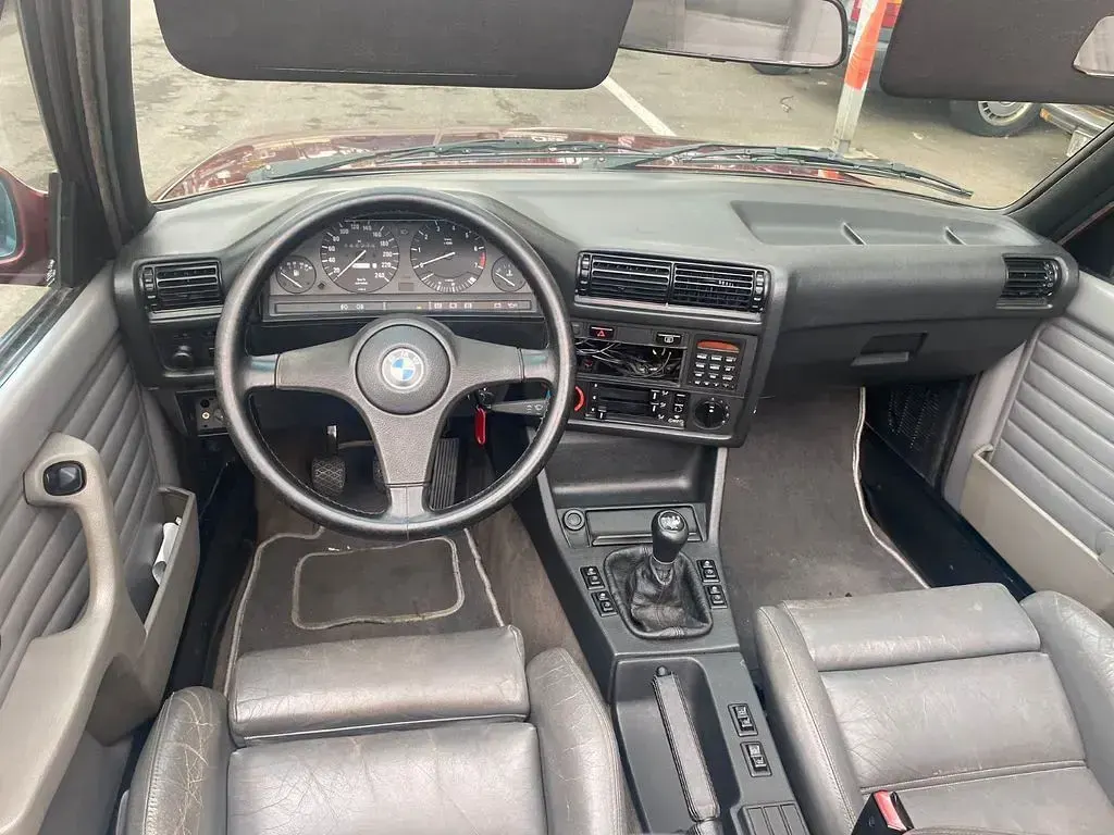 Gebraucht BMW 325 Cabriolet Performance 170 PS (125 kW) 1990 Rot Cabrio