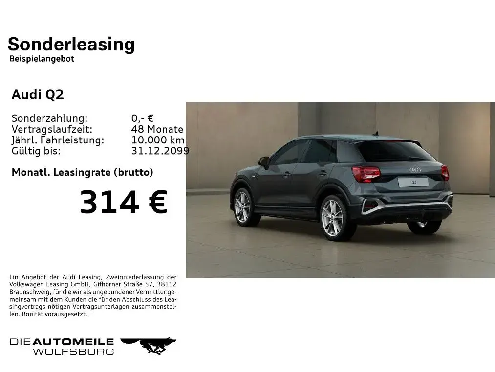 Second-hand Audi Q2 S-Line 116 CP (85 kW) 2025 Gri SUV