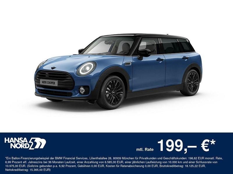 Blau / island blue (metallic) Gebraucht 2021 Mini Cooper Clubman Classic Kombi | 21.950 € (Fairer Preis) - Bild 1/3