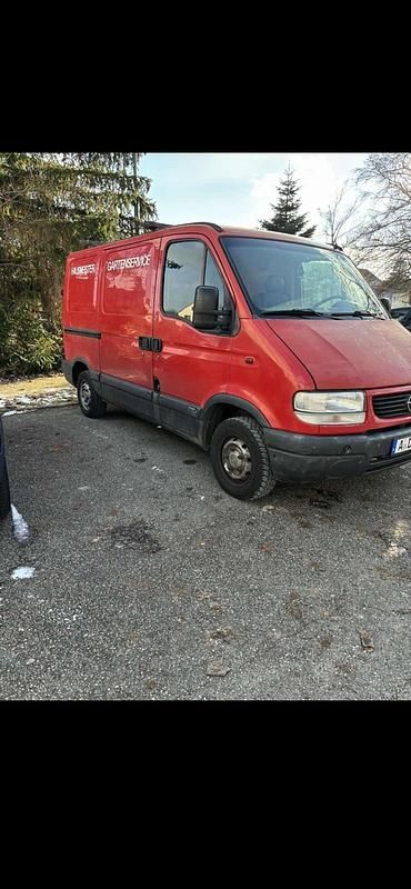 Gebraucht Opel Movano 80 PS (58 kW) 2000 Rot Van / Kleinbus