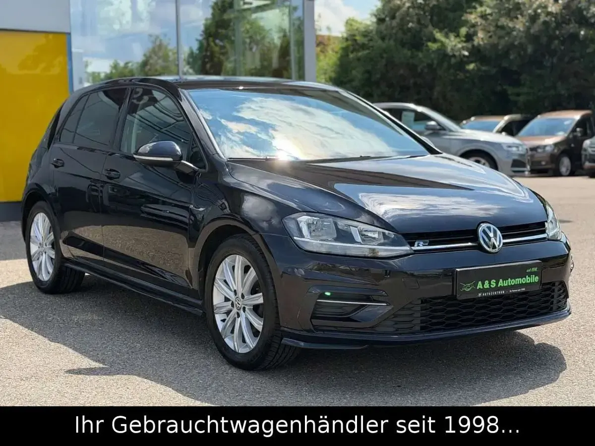 Gebraucht VW Golf VII R-line 150 PS (110 kW) 2018 Schwarz Limousine