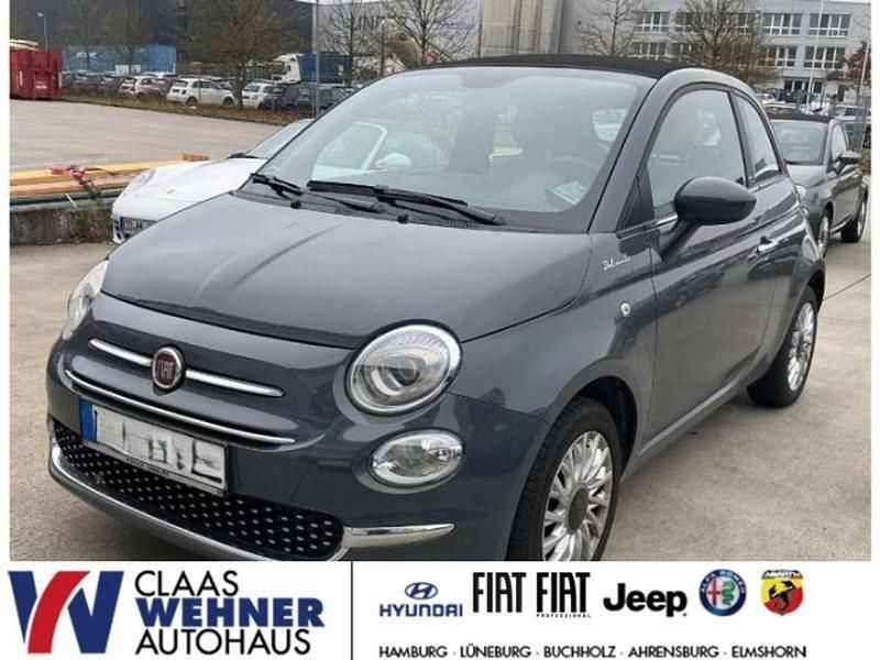 Carrara grau) (grau Gebraucht 2021 Fiat 500C Dolcevita Cabrio | 13.440 € (Fairer Preis) - Bild 1/2