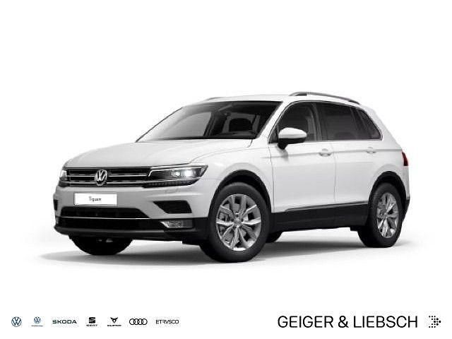 Pure white Gebraucht 2020 VW Tiguan Highline SUV | 29.785 € (Fairer Preis) - Bild 1/4