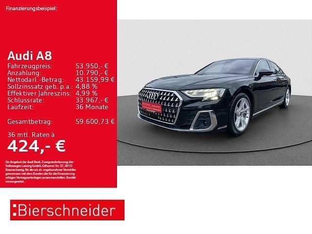 Schwarz Gebraucht 2022 Audi A8 Ambiente Limousine | 53.950 € (Superpreis) - Bild 1/3