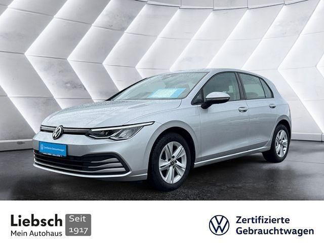 Silber Gebraucht 2021 VW Golf VIII Life Limousine | 18.999 € (Guter Preis) - Bild 1/4