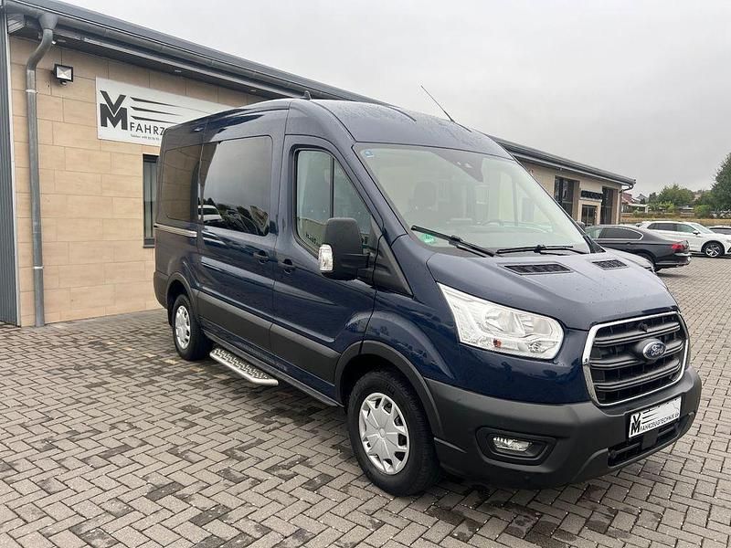 Blau Gebraucht 2021 Ford Transit Kombi | 31.700 € - Bild 1/4