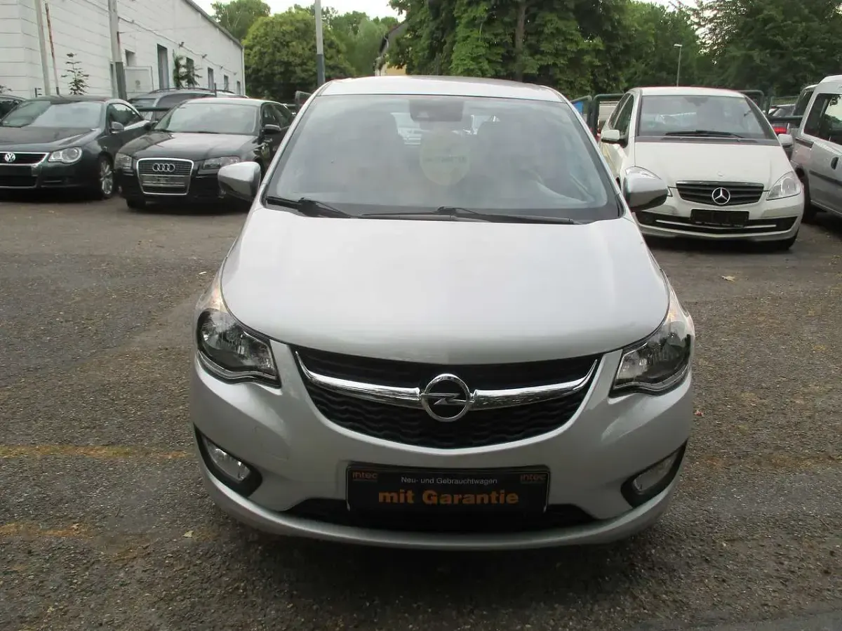 Gebraucht Opel Karl Edition 75 PS (55 kW) 2015 Argon silber/ice silver (m2) Kleinwagen