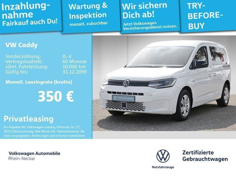Gebraucht VW Caddy Basis 114 PS (83 kW) 2022 Candyweiß Van / Kleinbus