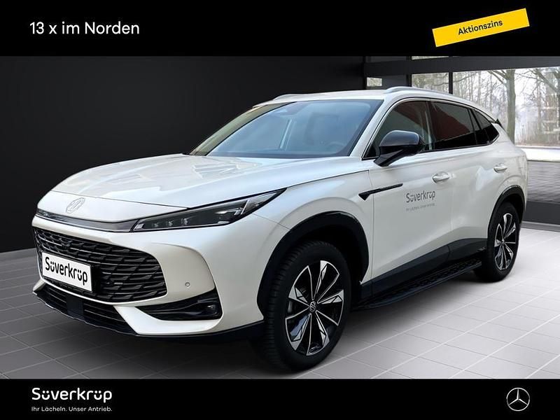 Weiss Gebraucht 2024 MG HS Luxury SUV | 35.900 € (Teuer) - Bild 1/4