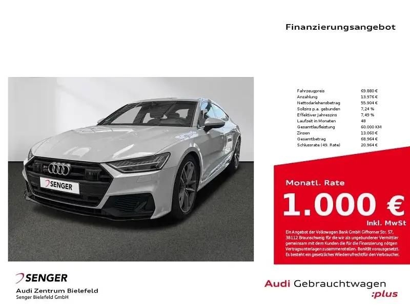 Weiß Gebraucht 2023 Audi S7 Sportback Kleinwagen | 69.880 € - Bild 1/1
