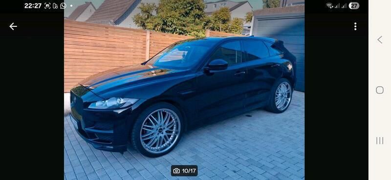 Schwarz Gebraucht 2016 Jaguar F-Pace SUV | 13.999 € - Bild 1/4