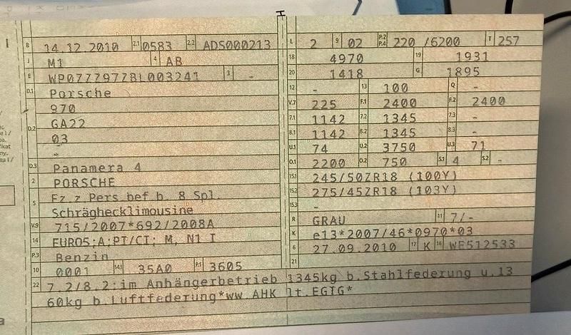 Gebraucht Porsche Panamera 300 PS (220 kW) 2010 Grau Kleinwagen