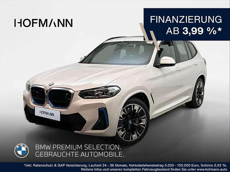 Mineralweiß metallic Gebraucht 2022 BMW iX3 Impressive SUV | 44.849 € (Etwas zu teuer) - Bild 1/2