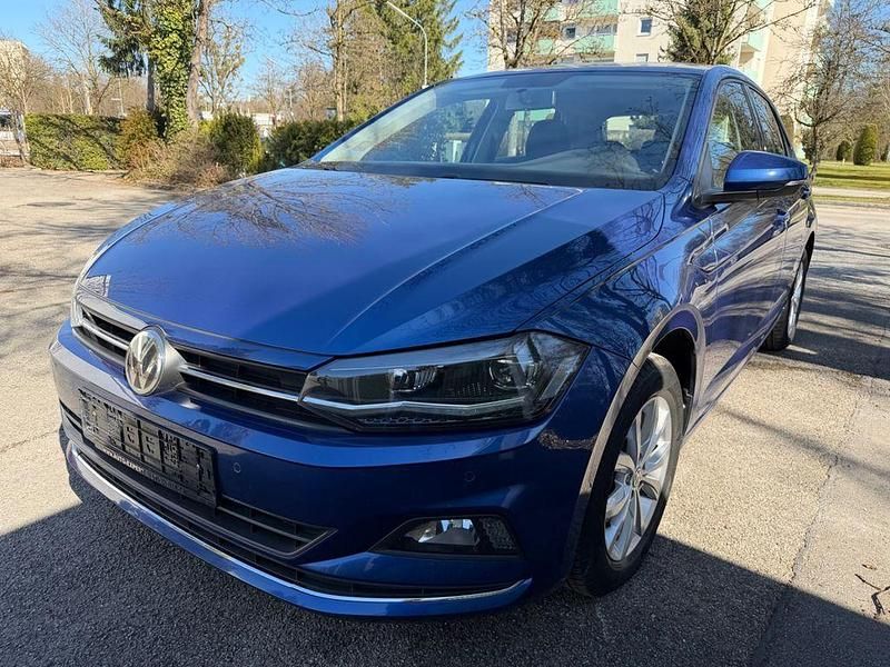 Gebraucht VW Polo Highline 95 PS (69 kW) 2018 Blau Kleinwagen