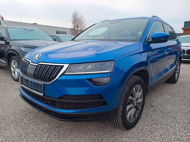 Blau Gebraucht 2021 Skoda Karoq Clever SUV | 21.999 € (Superpreis) - Bild 1/4