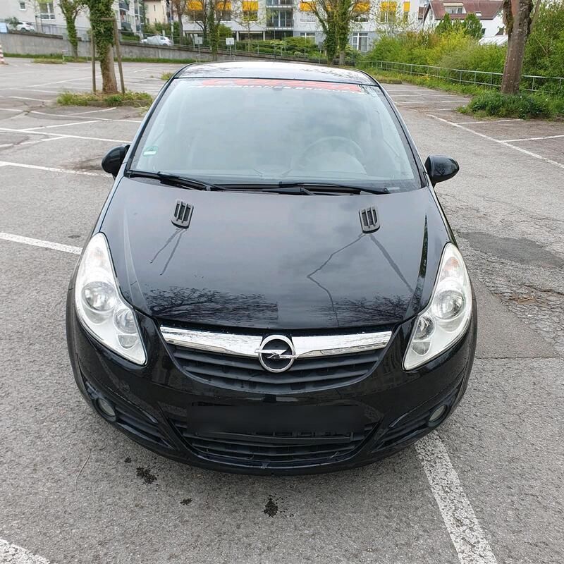 Schwarz Gebraucht 2008 Opel Corsa Edition Kleinwagen | 2.500 € (Fairer Preis) - Bild 1/4