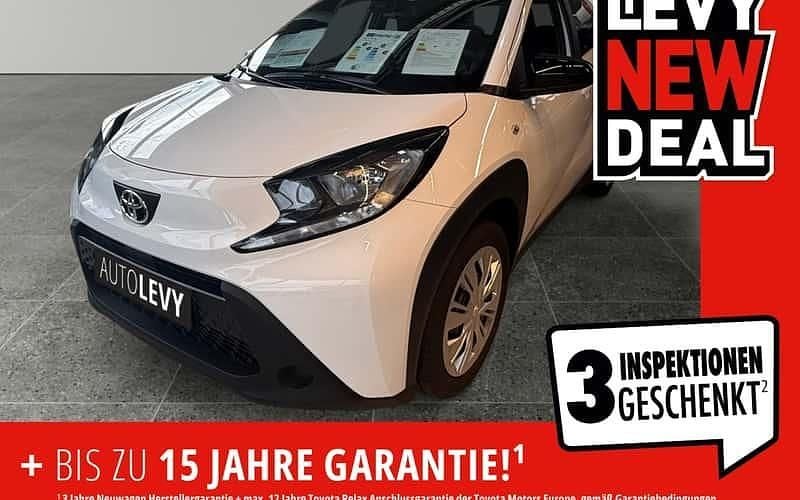 Weiß Gebraucht 2025 Toyota Aygo Business Edition Kleinwagen | 18.430 € (Fairer Preis) - Bild 1/4