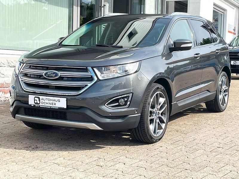 Grau Gebraucht 2017 Ford Edge Titanium SUV | 20.900 € (Fairer Preis) - Bild 1/4
