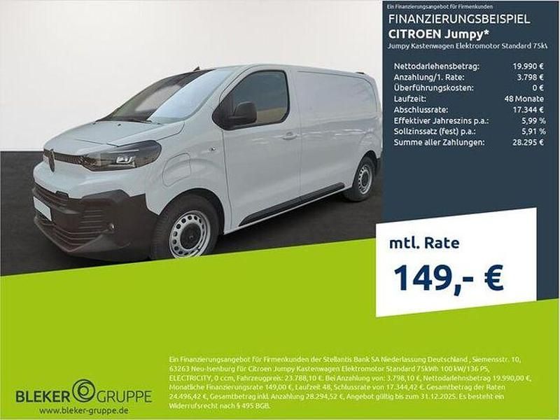 Kaolinweiß Gebraucht 2024 Citroën e-Jumpy Van / Kleinbus | 42.290 € - Bild 1/3