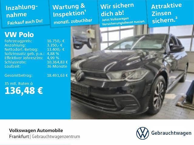 Schwarz Gebraucht 2023 VW Polo Life Limousine | 16.750 € (Fairer Preis) - Bild 1/1