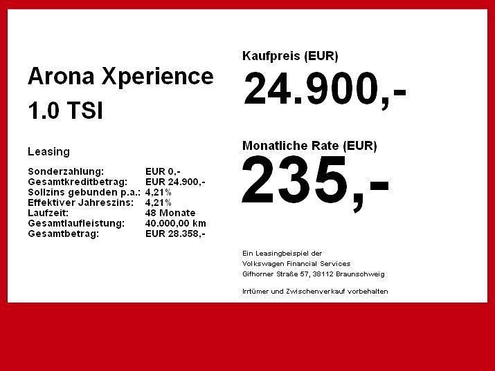 Gebraucht Seat Arona Xperience 116 PS (85 kW) 2025 Grau SUV