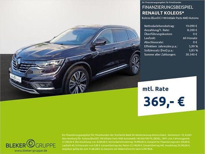 Amethyst black Gebraucht 2020 Renault Koleos Initiale Paris SUV | 27.290 € (Fairer Preis) - Bild 1/3