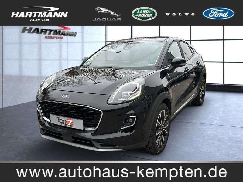 Obsidianschwarz Gebraucht 2022 Ford Puma Titanium SUV | 16.850 € (Superpreis) - Bild 1/4