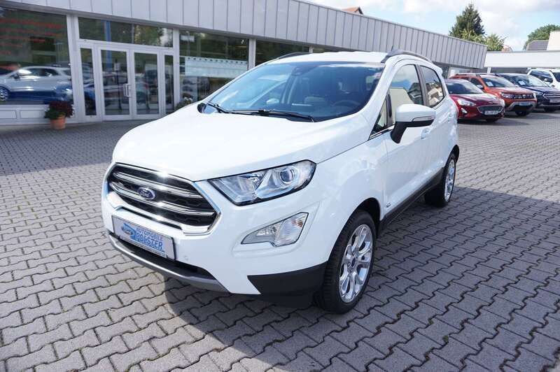 Frostweiß Gebraucht 2022 Ford Ecosport Titanium SUV | 22.980 € (Teuer) - Bild 1/4