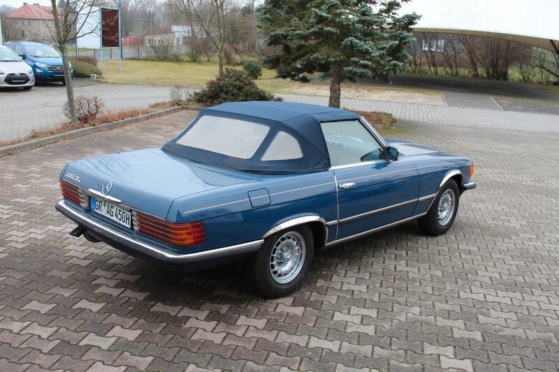 Gebraucht Mercedes SL380 204 PS (150 kW) 1983 Blau Cabrio