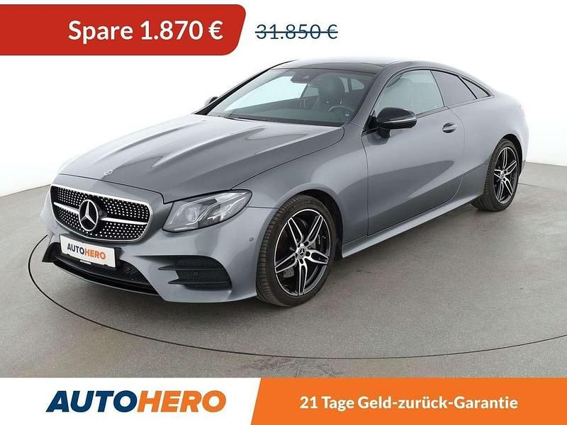 Grau Gebraucht 2018 Mercedes E200 AMG line Coupé | 29.980 € (Guter Preis) - Bild 1/3