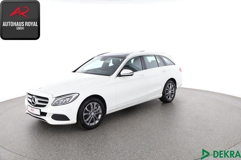 Weiß Gebraucht 2016 Mercedes C250 Avantgarde Kombi | 19.880 € (Guter Preis) - Bild 1/4