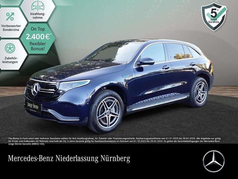 Blau Gebraucht 2022 Mercedes EQC400 Advanced SUV | 41.490 € (Fairer Preis) - Bild 1/3