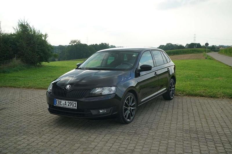 Schwarz Gebraucht 2014 Skoda Rapid Style Kleinwagen | 7.500 € (Fairer Preis) - Bild 1/4