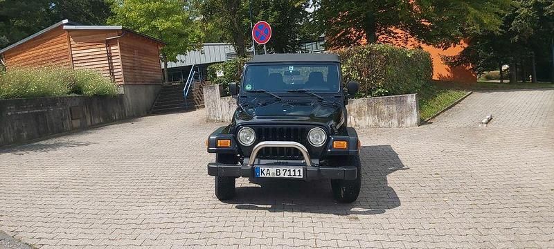 Schwarz Gebraucht 2003 Jeep Wrangler Sport SUV | 13.999 € (Superpreis) - Bild 1/4