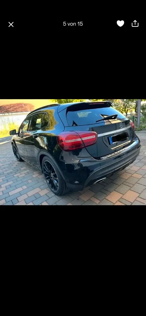 Gebraucht Mercedes GLA250 AMG line 211 PS (155 kW) 2017 Schwarz SUV
