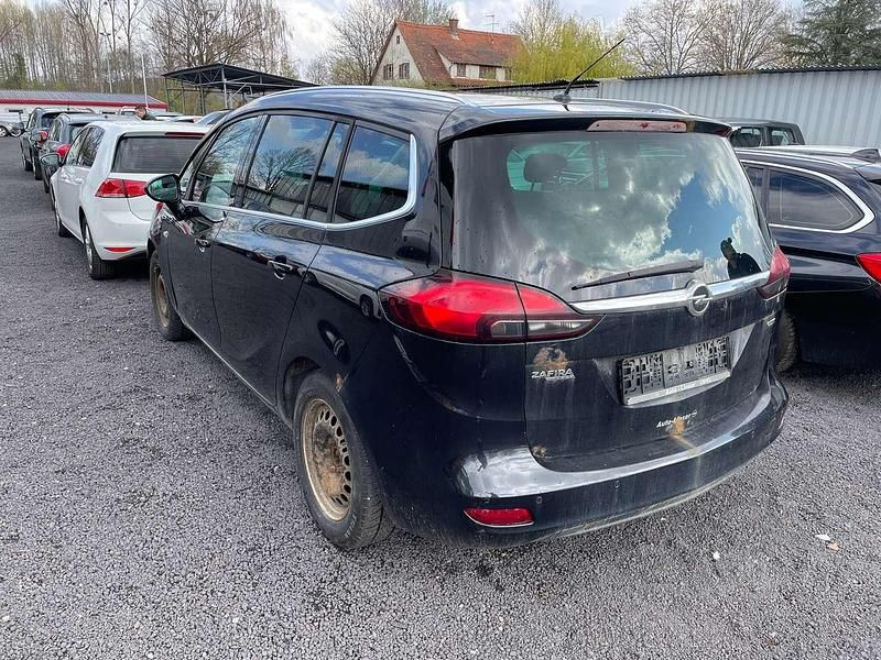 Gebraucht Opel Zafira Tourer Edition 110 PS (80 kW) 2012 Karbonschw graphitschw midnigh Van / Kleinbus